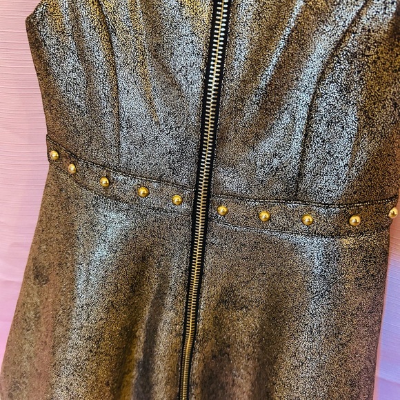 Girls Disney Jasmine Dress Gold Flared Size 5/6 New Zip genie lamp lantern pull - Picture 5 of 8